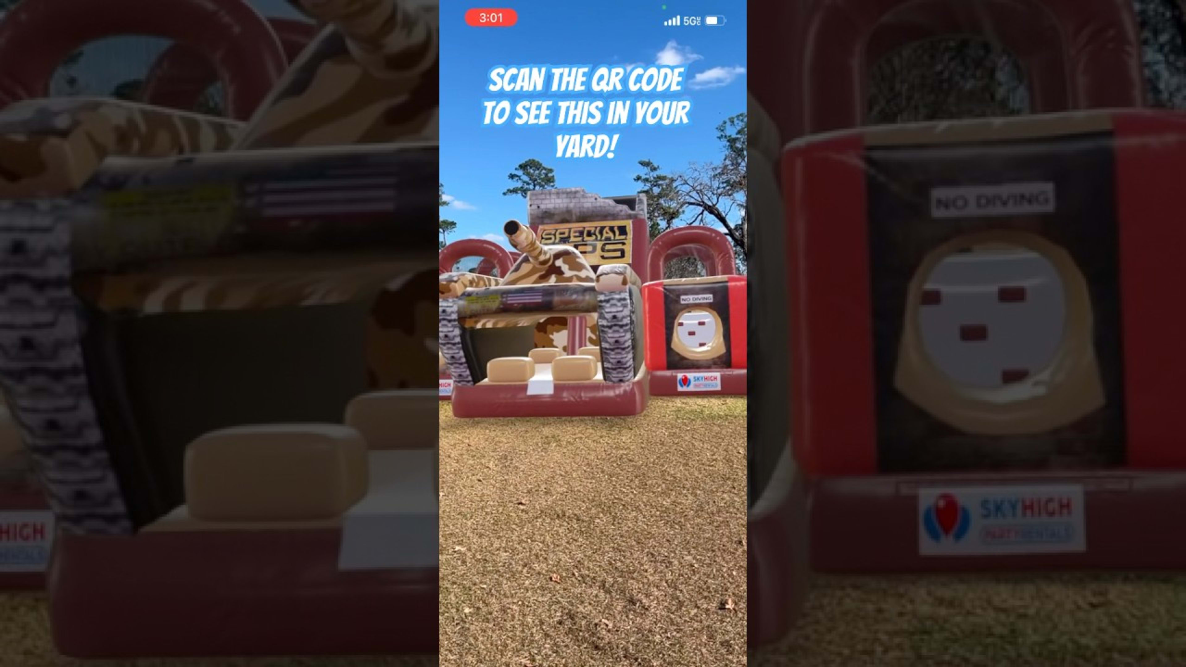 SkyHigh party rentals product featured video