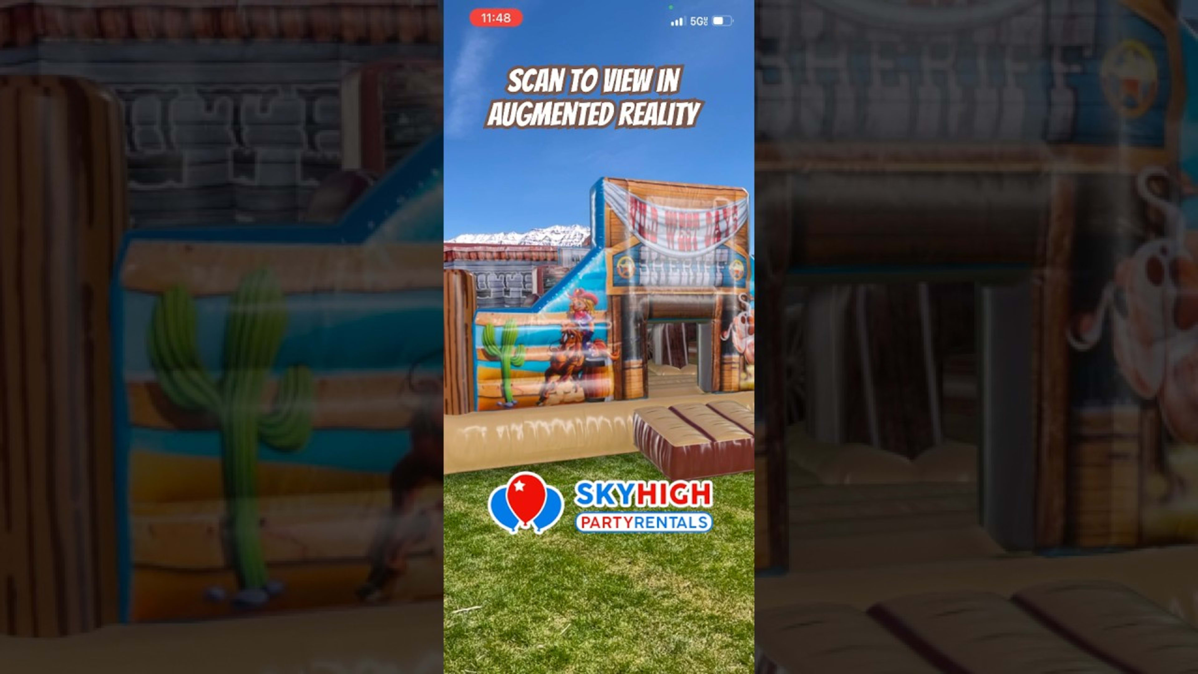 SkyHigh party rentals product featured video