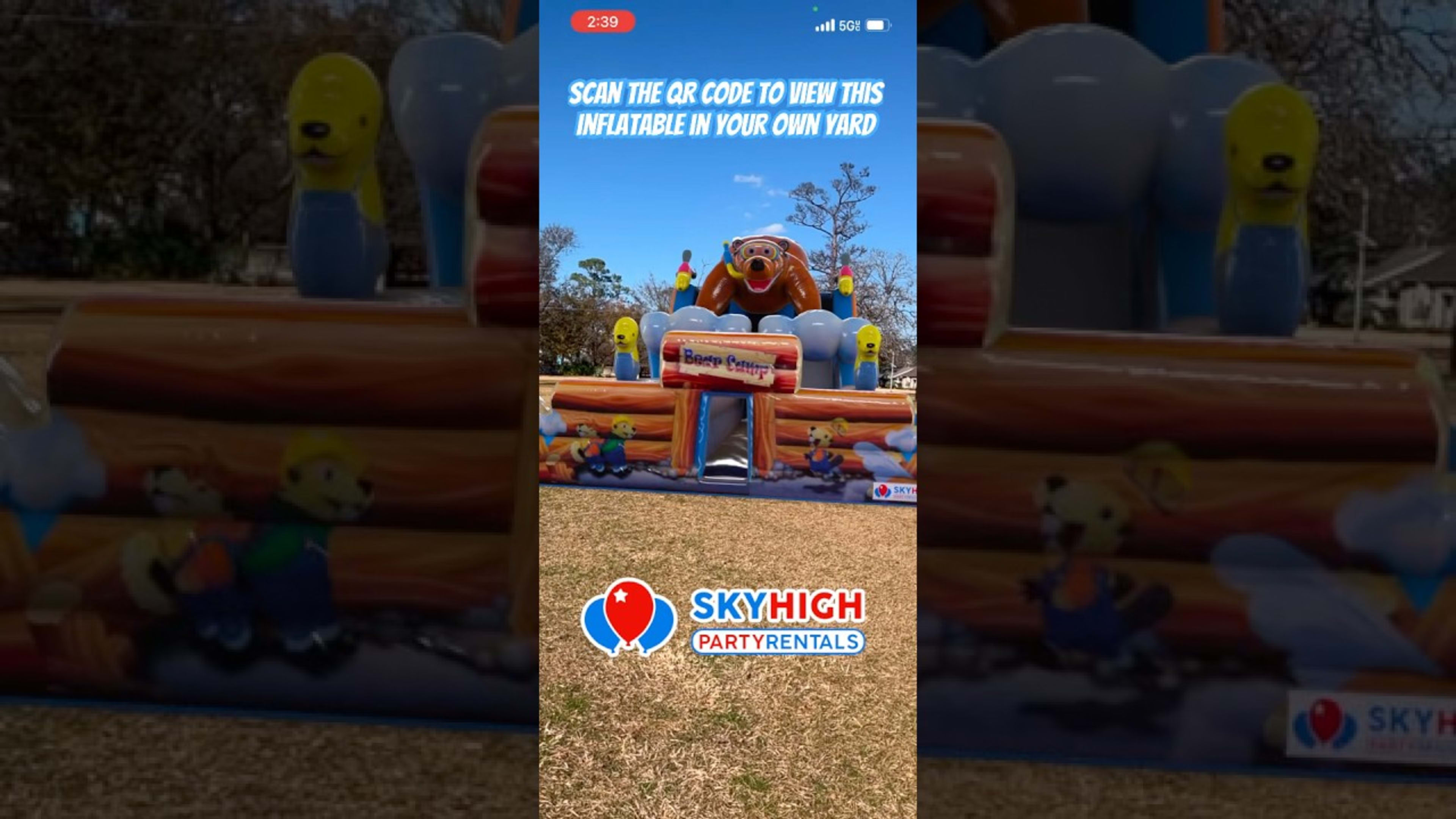 SkyHigh party rentals product featured video
