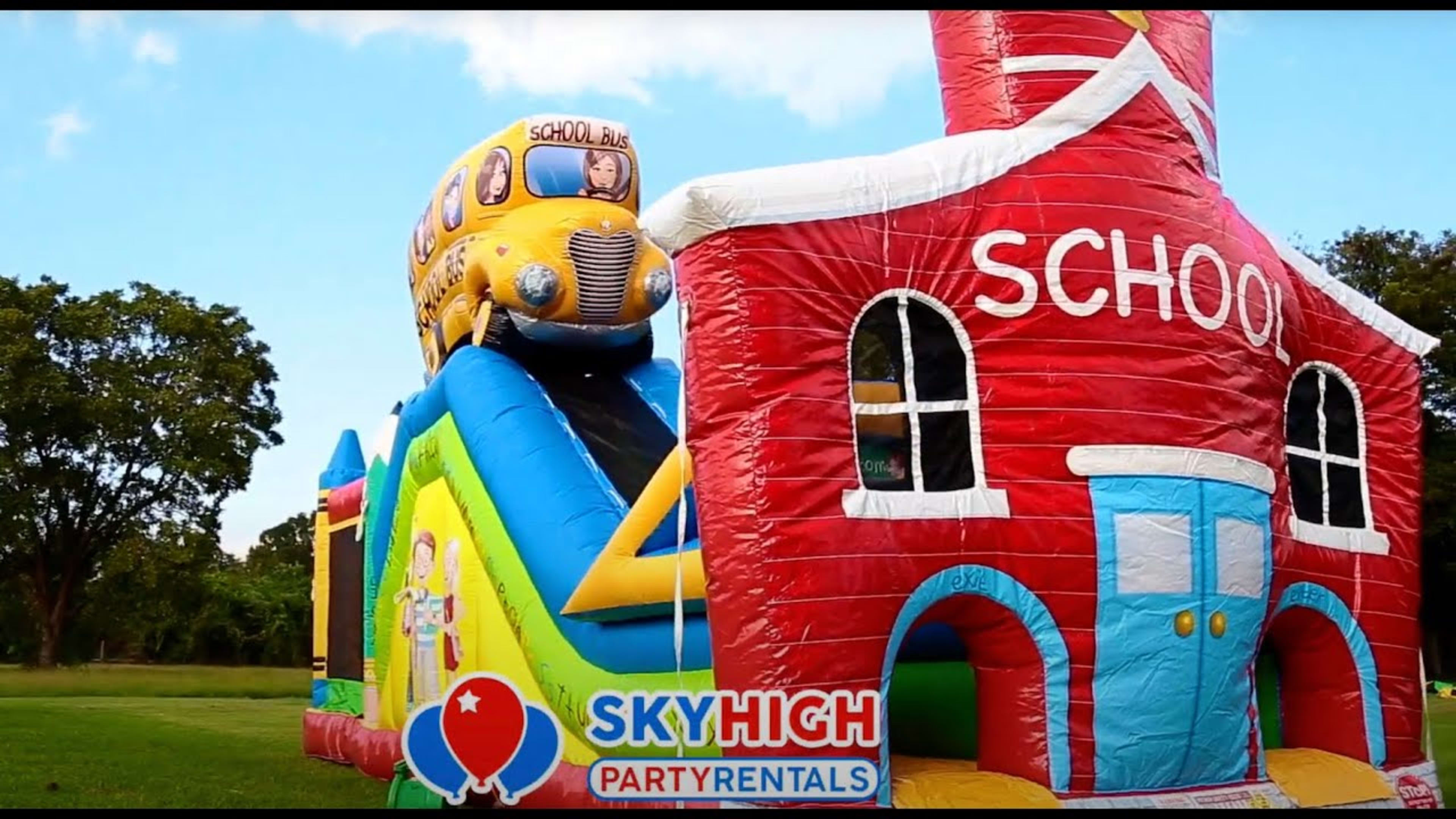 School House & Bus Obstacle - Video