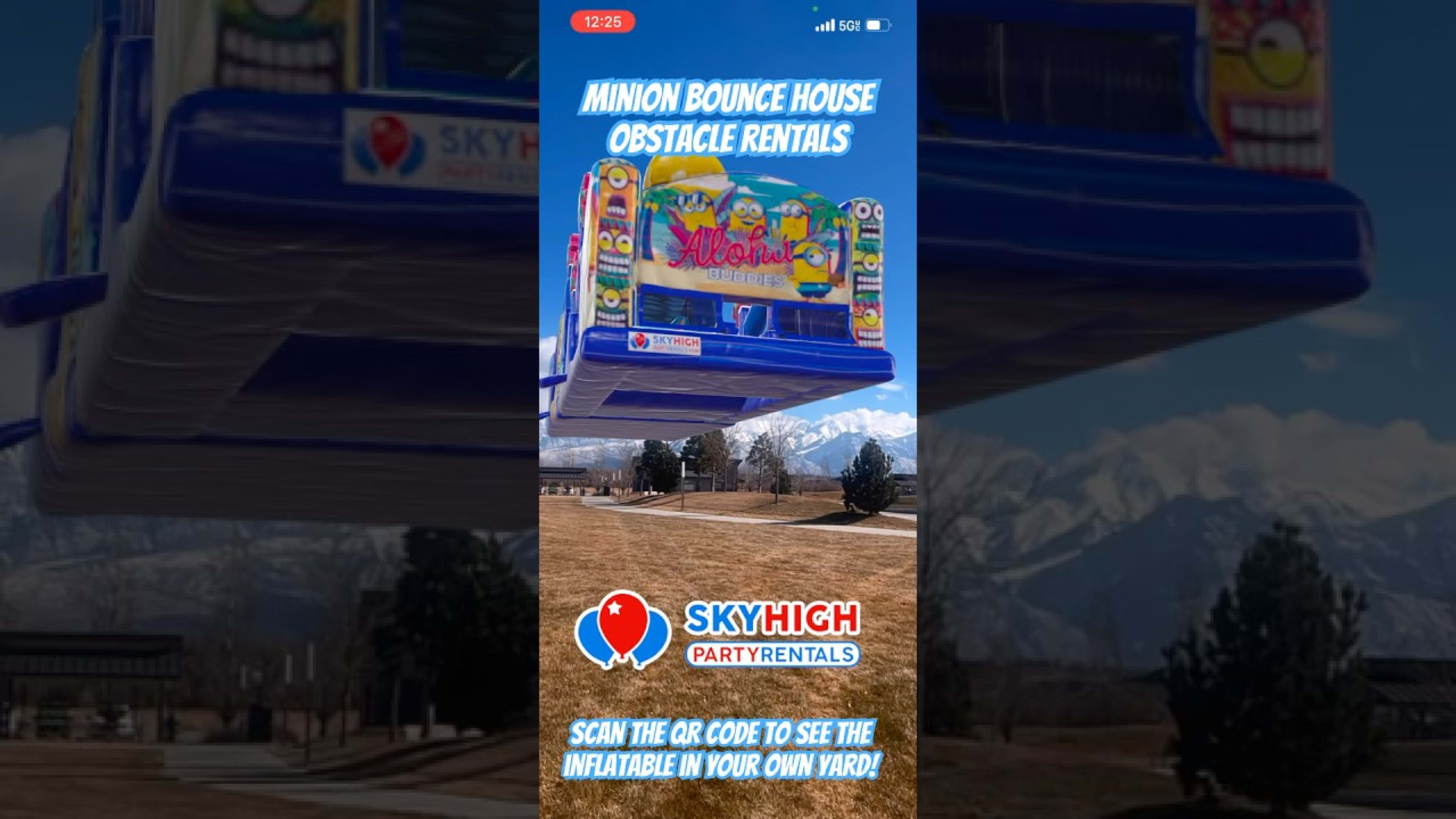 SkyHigh party rentals product featured video