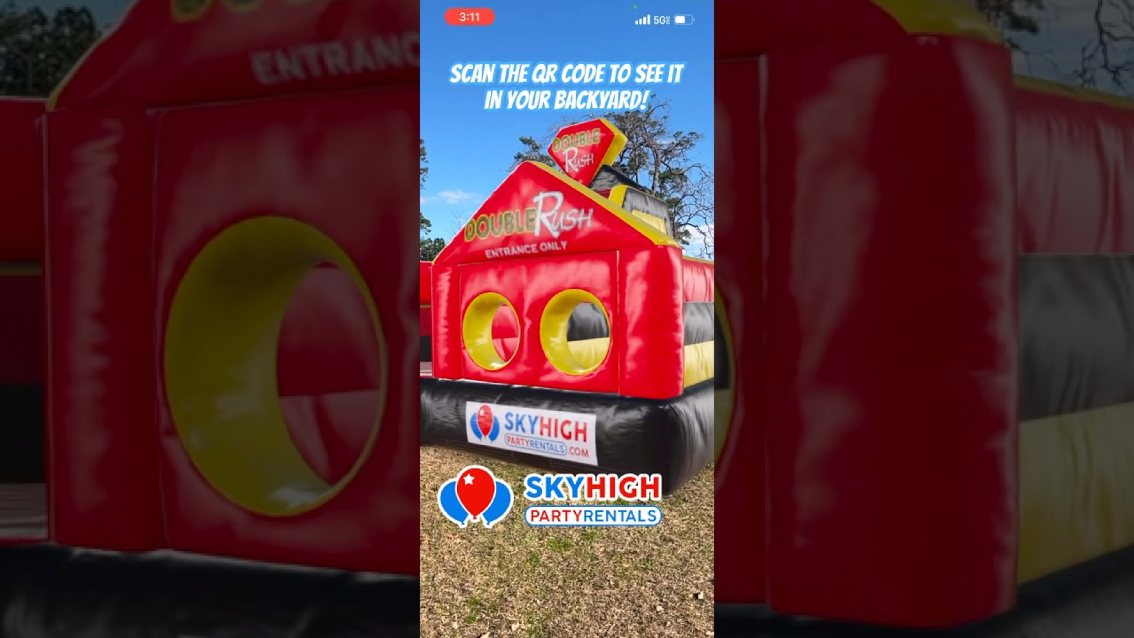 SkyHigh party rentals product featured video