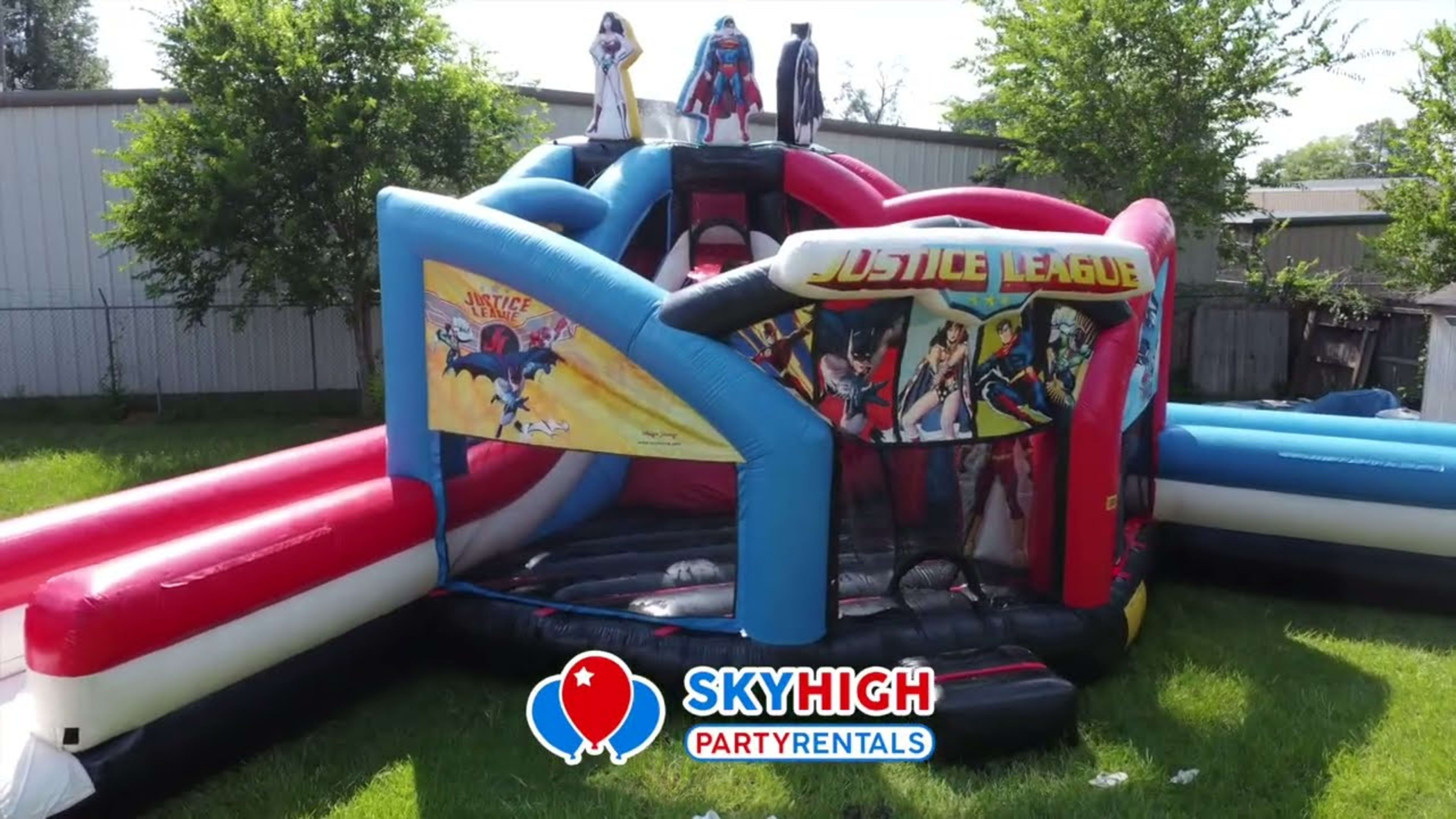 Justice League Obstacle w/ Dual Slides - Video