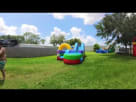 34ft Retro Combo Slip N Water Slide Huge Youtube