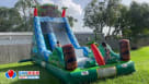 Hawaiian Themed Tiki Falls Water Slide Youtube