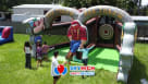 Lumberjack Inflatable Axe Throw  Rental Houston, TX Youtube