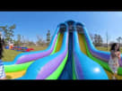 18ft Dual Lane Water Slide Youtube