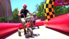 Inflatable Tricycle Race Track Youtube
