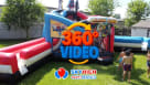 Justice League Bounce House Obstacle Course Youtube