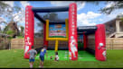 Football Challenge Inflatable Game Youtube