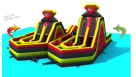 Double Rush Bounce House Obstacle Course For Rent Youtube 2