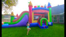 Modern Rainbow Bounce House Combo Youtube