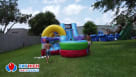 34ft Retro Combo Slip N Water Slide Huge Youtube