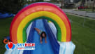 Rainbow Single Lane Slip and Slide Youtube