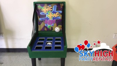 5x5 TicTacToe Toss Carnival Game Rental