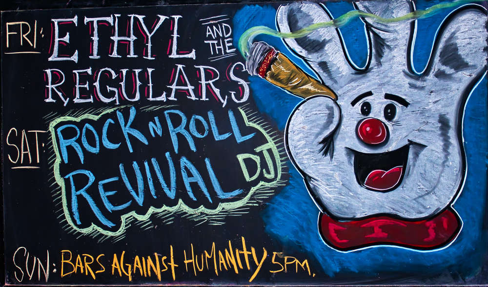 Chalkboart art by Joshua Finley. Photo courtesy Robert Mitton.