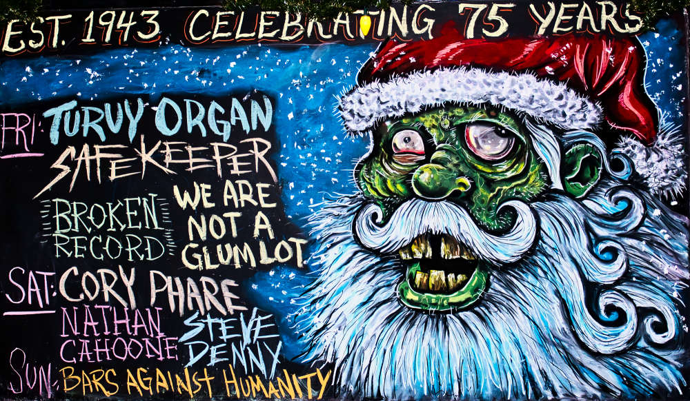 Chalkboart art by Joshua Finley. Photo courtesy Robert Mitton.