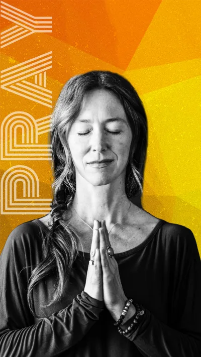 Offer a prayer on letting go.