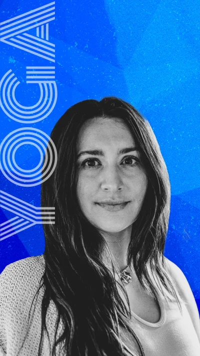 Standing postures with Ellie to help build confidence