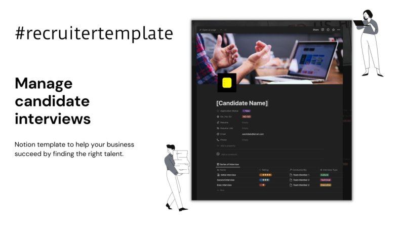 HR Recruitment | Prototion | Buy Notion Template