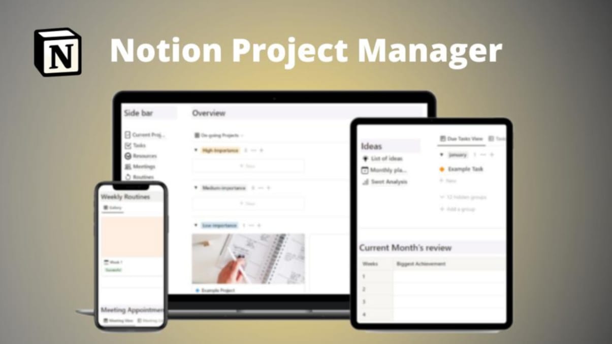 The All-In-One Notion Project Manager | Prototion 