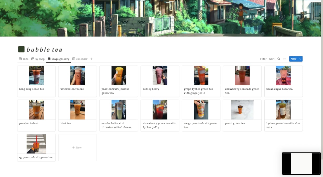 Notion Beverage Tracker | Prototion | Buy Notion Template
