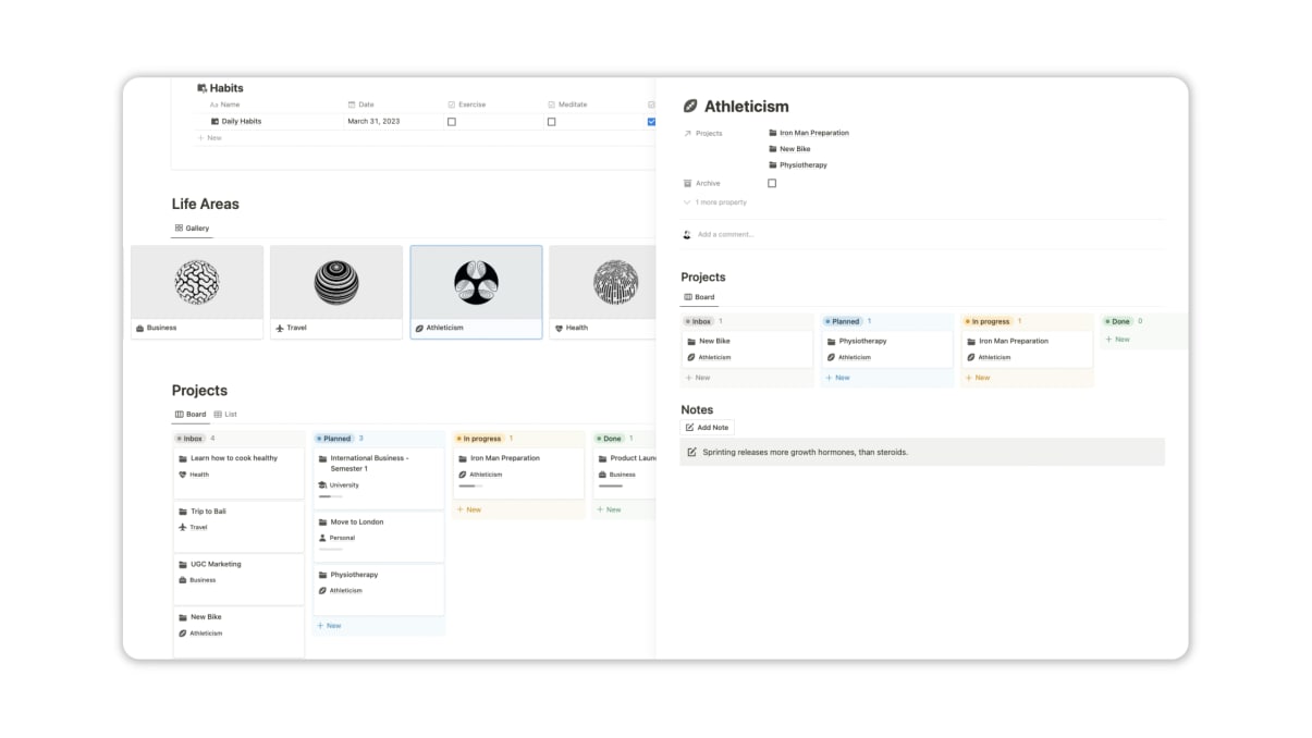 Digital Brain | Prototion | Buy Notion Template