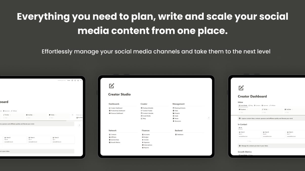 Notion Creator Studio