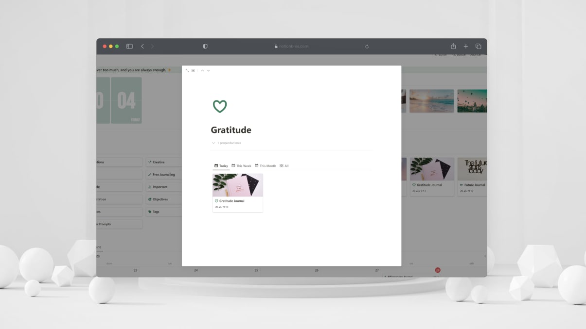 Notion Journal Template | Prototion