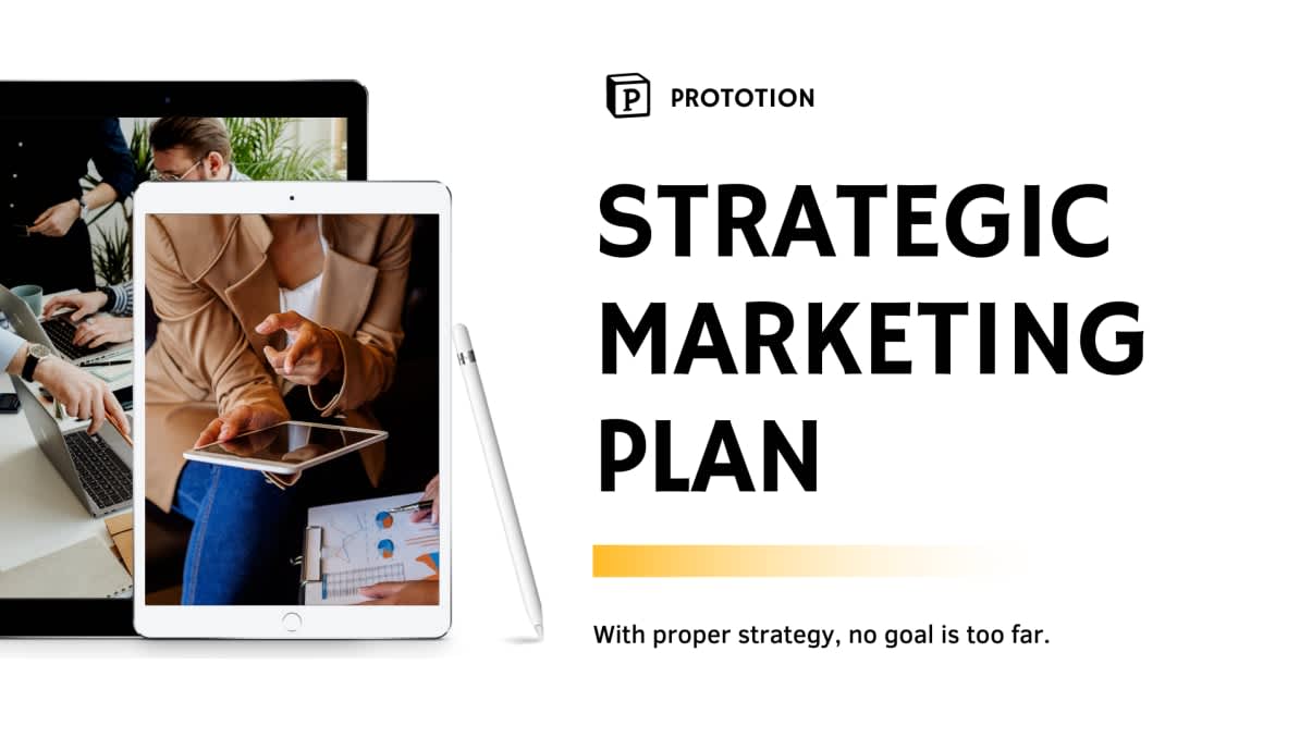 Strategic Marketing Plan | Free Notion Template | Prototion