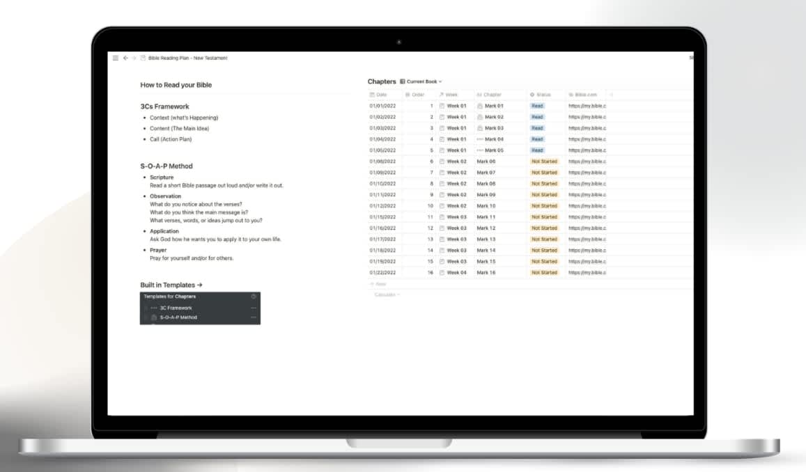 Notion Bible Reading Plan