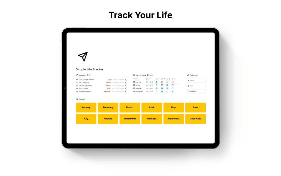 Simple Life Tracker