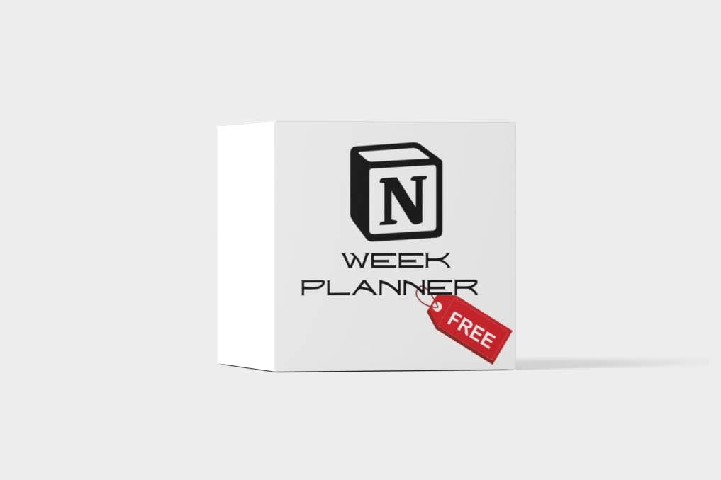 Notion Week Planner | Prototion | Buy Notion Template