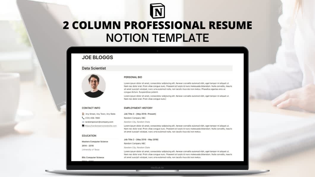 Professional Resume / CV