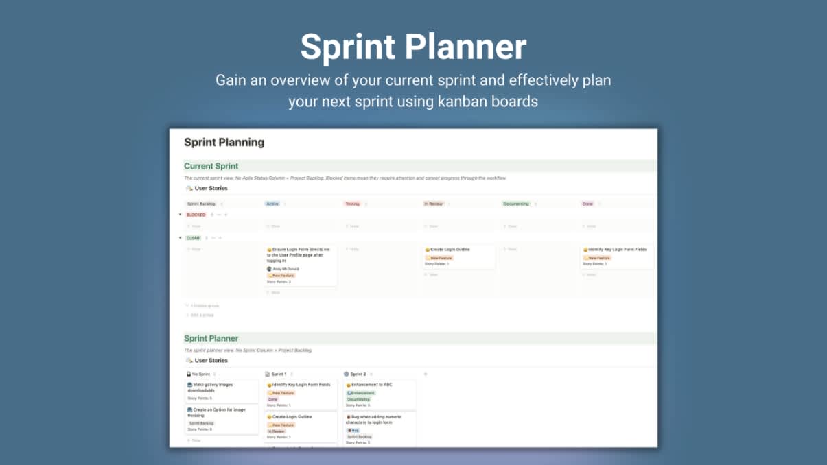  Notion Agile Dashboard | Prototion | Buy Notion Template