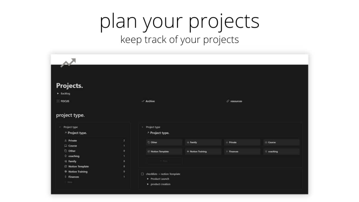 Notion Projects | Prototion | Get  Notion Template