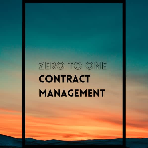 Zero to One Contract Management