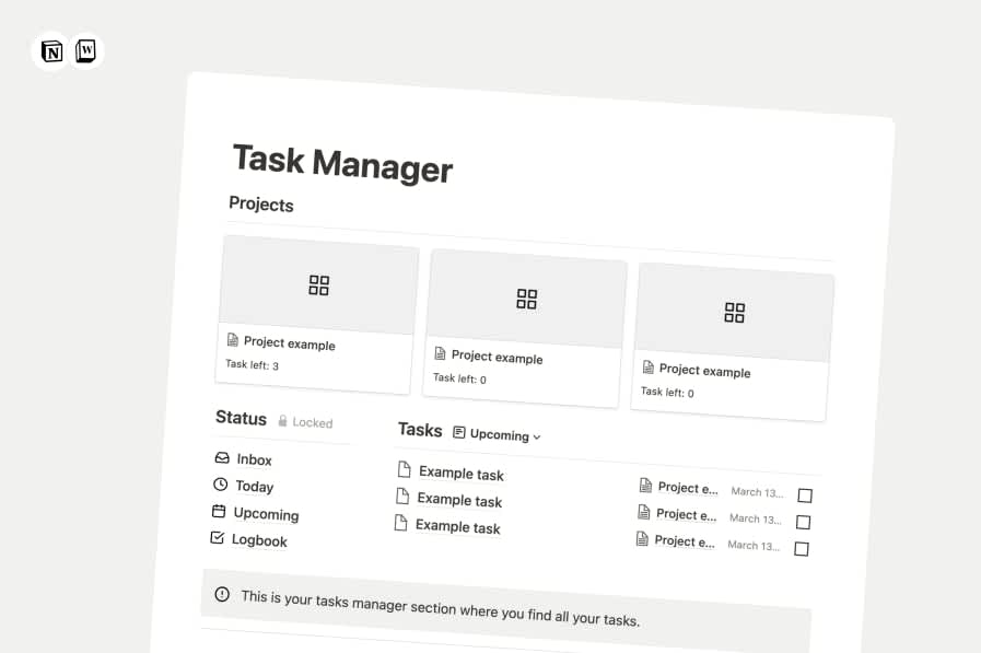 Notion Task Manager