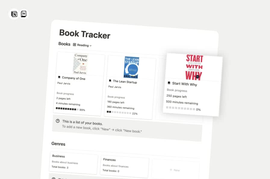 Notion Book Tracker