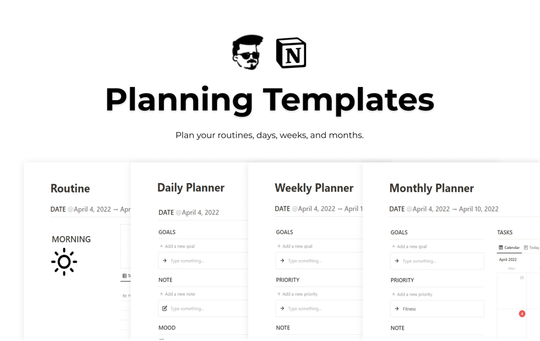 Planning Templates | Prototion | Buy Notion Template