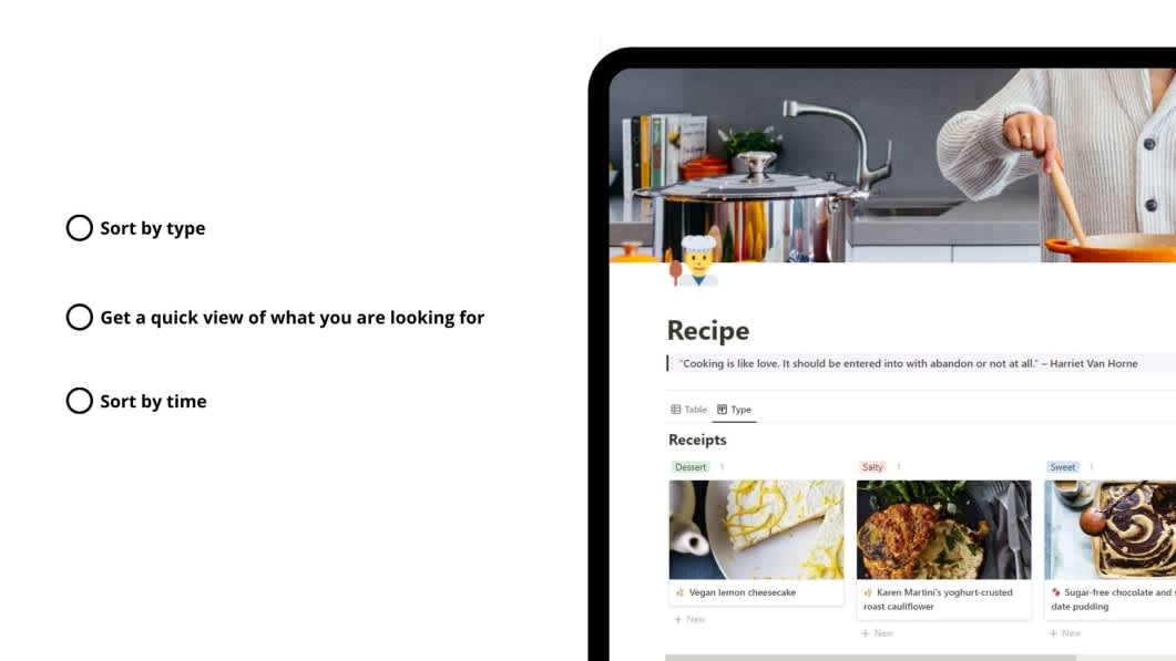 Notion Recipe Template