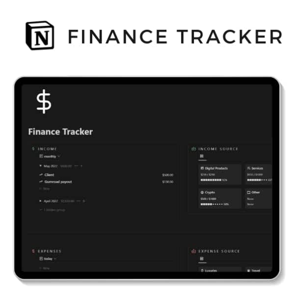 Notion Finance Tracker