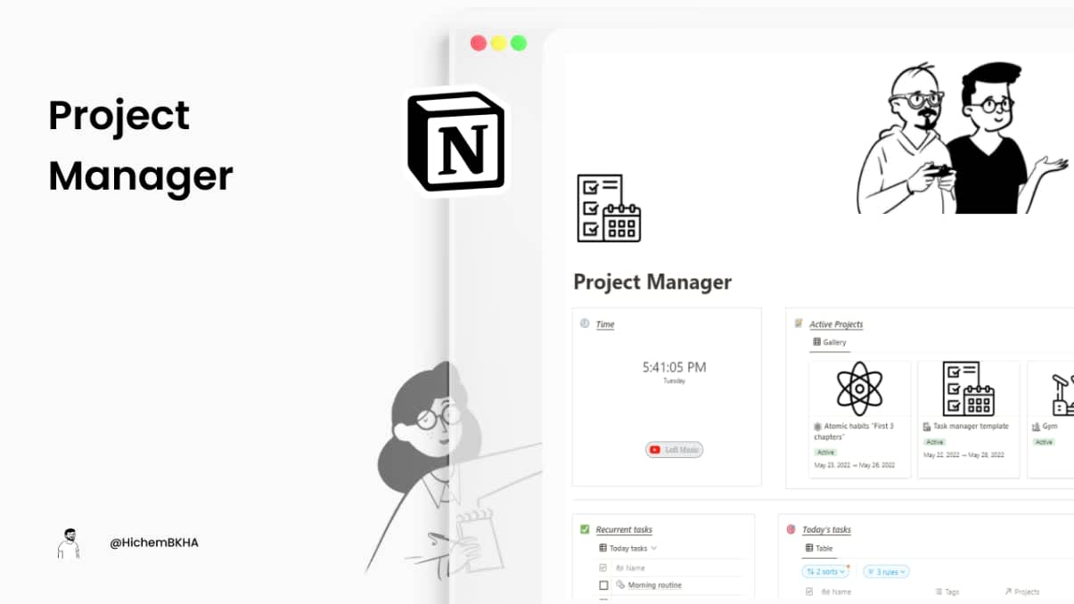 Project Manager | Prototion | Buy Notion Template