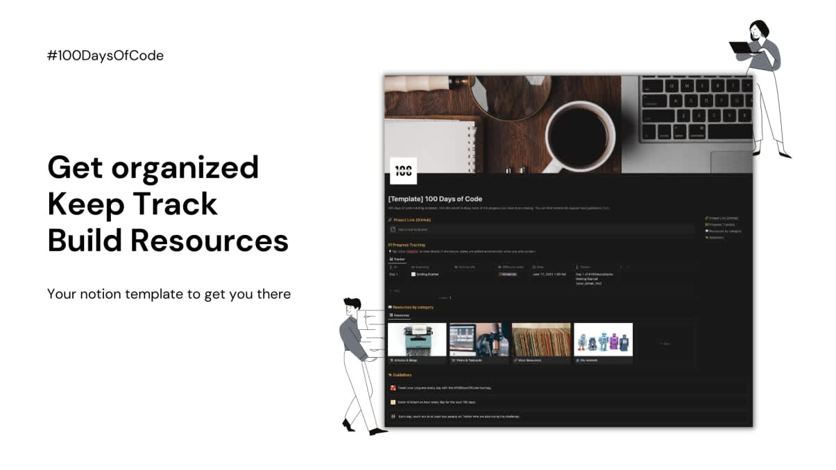 100 Days of Code | Prototion | Buy Notion Template