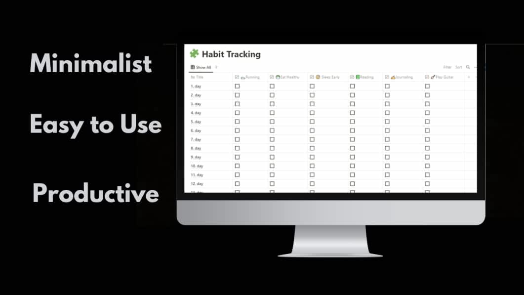 Notion Habit Tracker