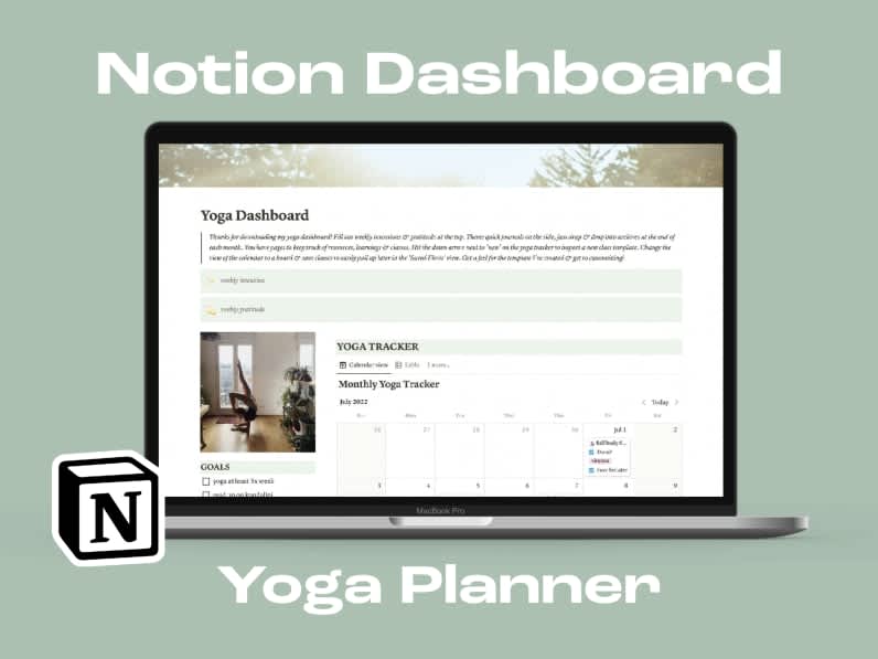 Yoga Planner Dashboard