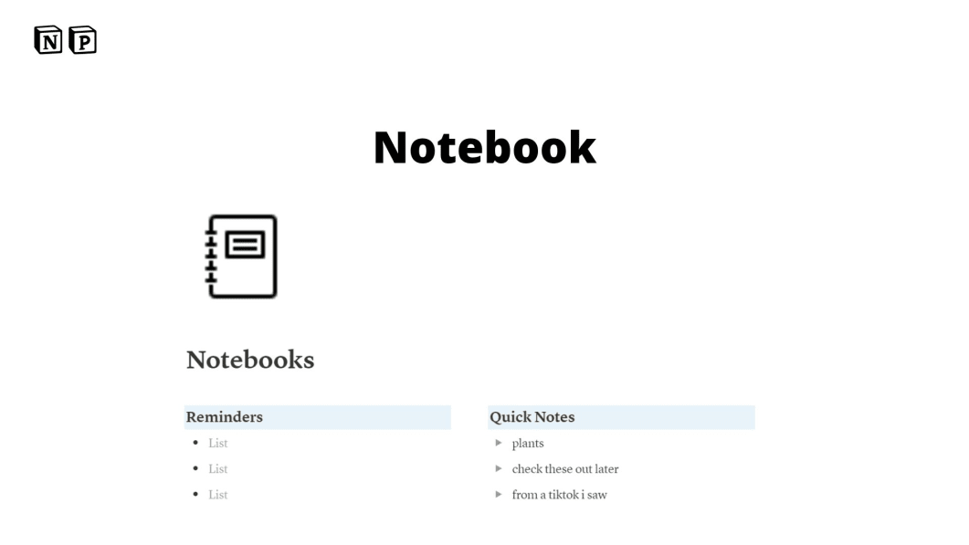 Notebooks for Notion