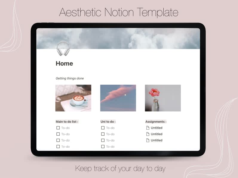 Aesthetic Notion Template 