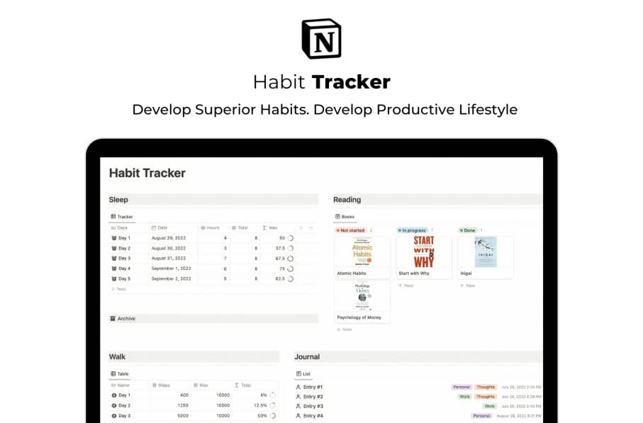 Notion Habit Tracker 