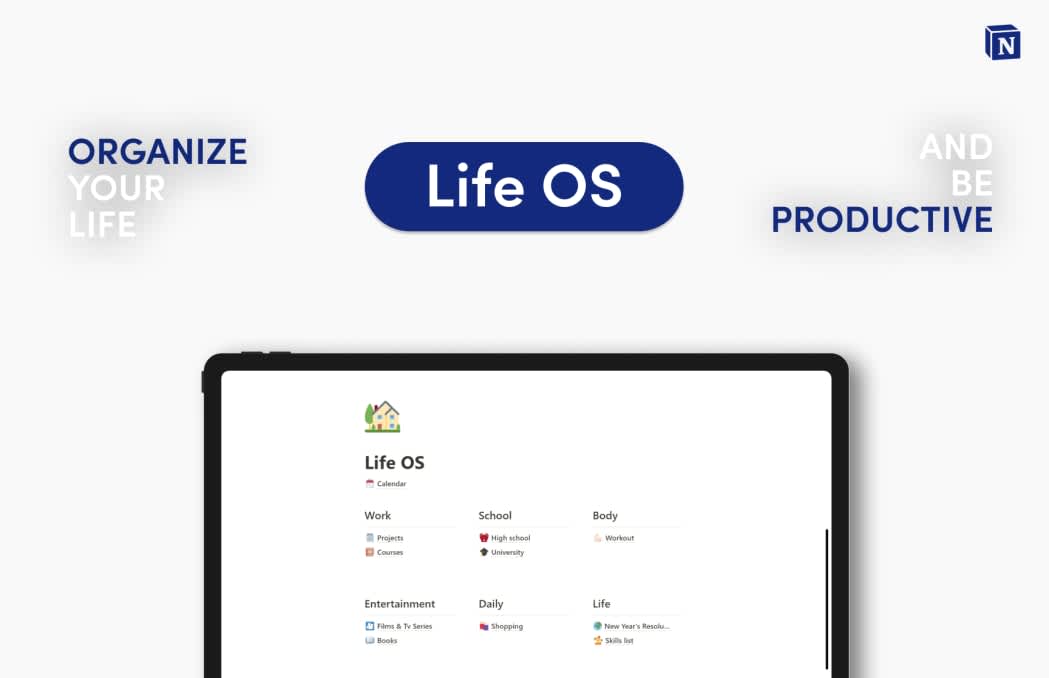 Life OS | Prototion | Get Notion Template